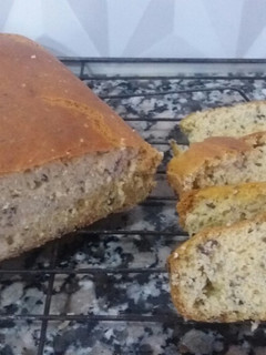 Una foto de Pan con harina de garbanzos!
