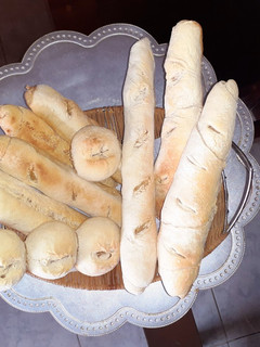 Una foto de Pan francés