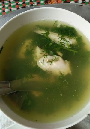 Hình của món Canh cá khoai-rau thì là!!!.