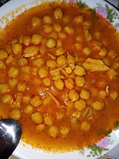 عکسی از دستور خوراک مرغ و نخود