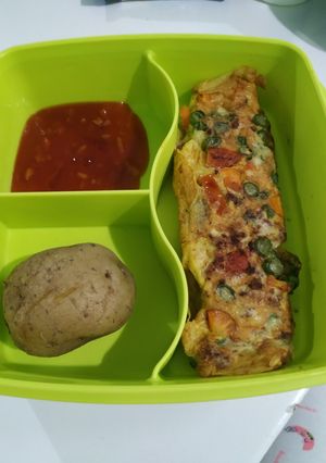 Foto resep Omelette saus madu