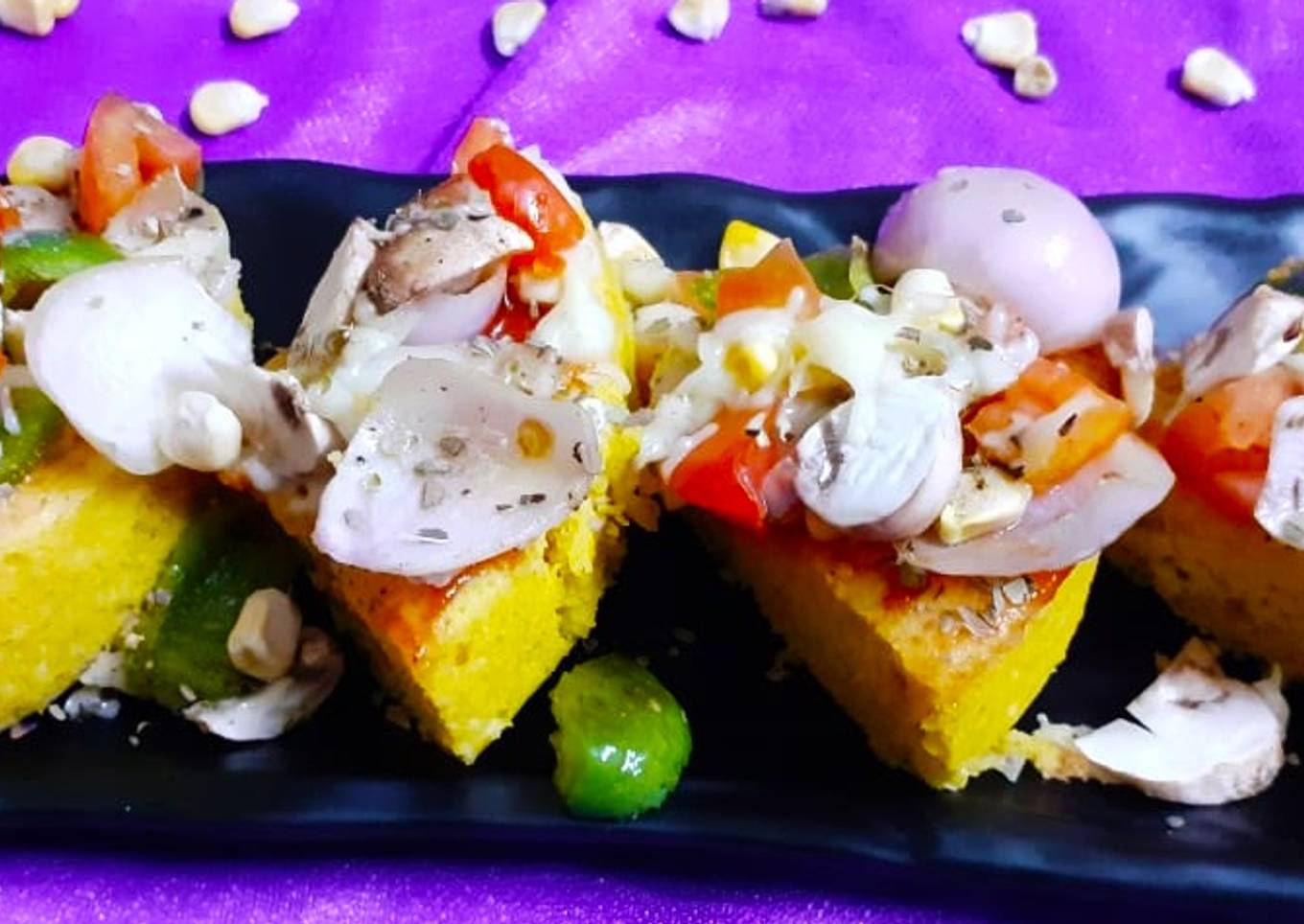 Pizza Dhokla