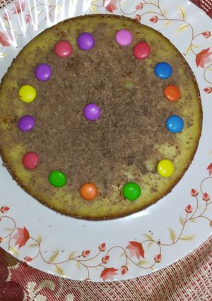 A picture of Plain sponge cake.