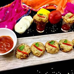 A picture of Vegetable Gold coinsA Yummylicious chinese snacks to enjoy.