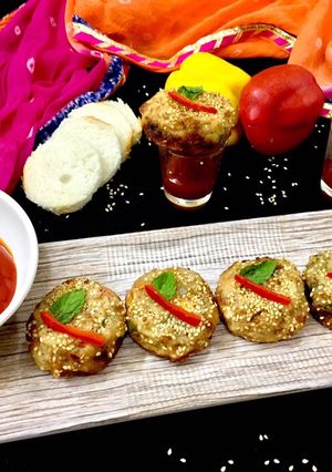 A picture of Vegetable Gold coinsA Yummylicious chinese snacks to enjoy.