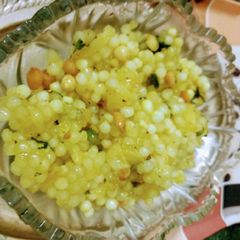 A picture of Sabudana pulao.