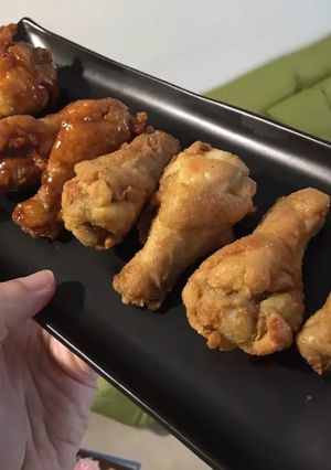 รูปของ ปีกไก่ Airfry คลุกซอส