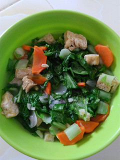 Foto resep Cah sawi tahu