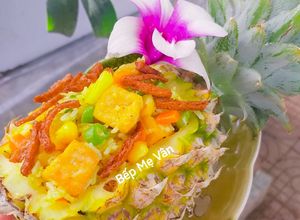 Hình của món Cơm Chiên Chay Trái Thơm.