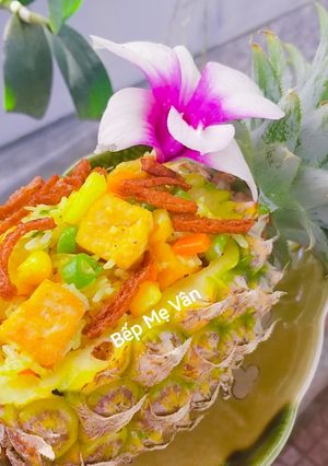 Hình của món Cơm Chiên Chay Trái Thơm.