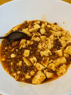 肉醬麻婆豆腐 的食譜成品照片