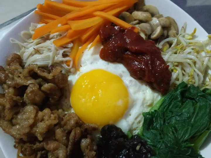 Easy Ways Make Recipes Bibimbap 🇰🇷 the Delicious Tasty.