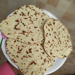 Nan bread A picture of Nan bread.