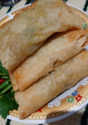 Foto resep Lumpia isi bakso telur toge