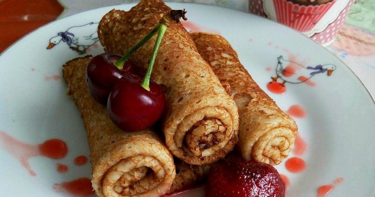 Блины На Простокваше Фото