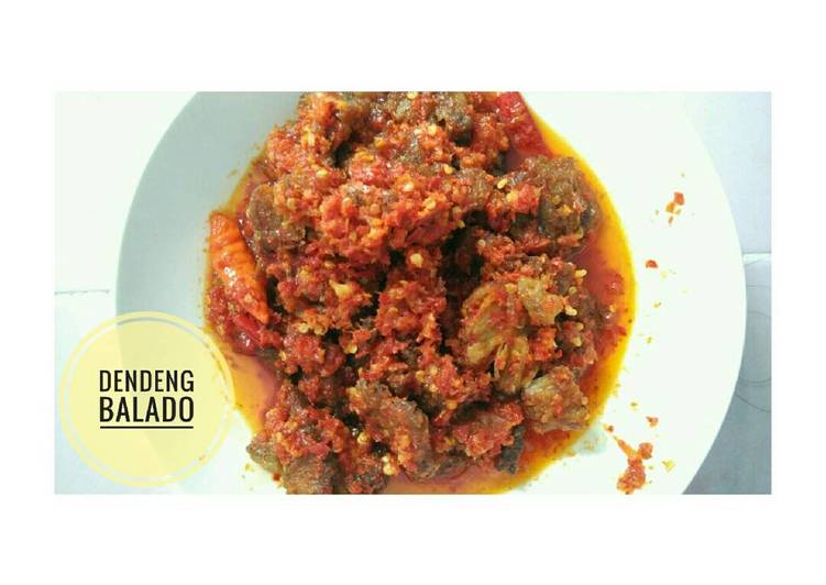 Dendeng (kering) Balado