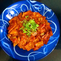 A picture of Vegetable kottu Roti.