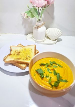 Foto resep Pumpkin Soup untuk Pejuang Kanker