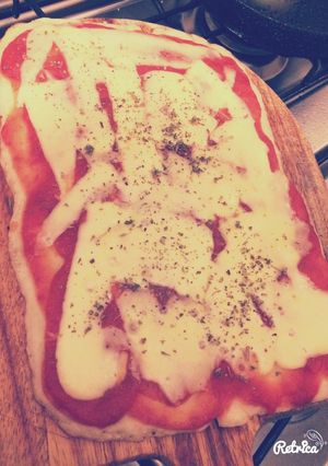 Una foto de Pizza casera