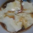 Kembang tahu kuah jahe