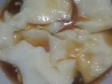Kembang tahu kuah jahe