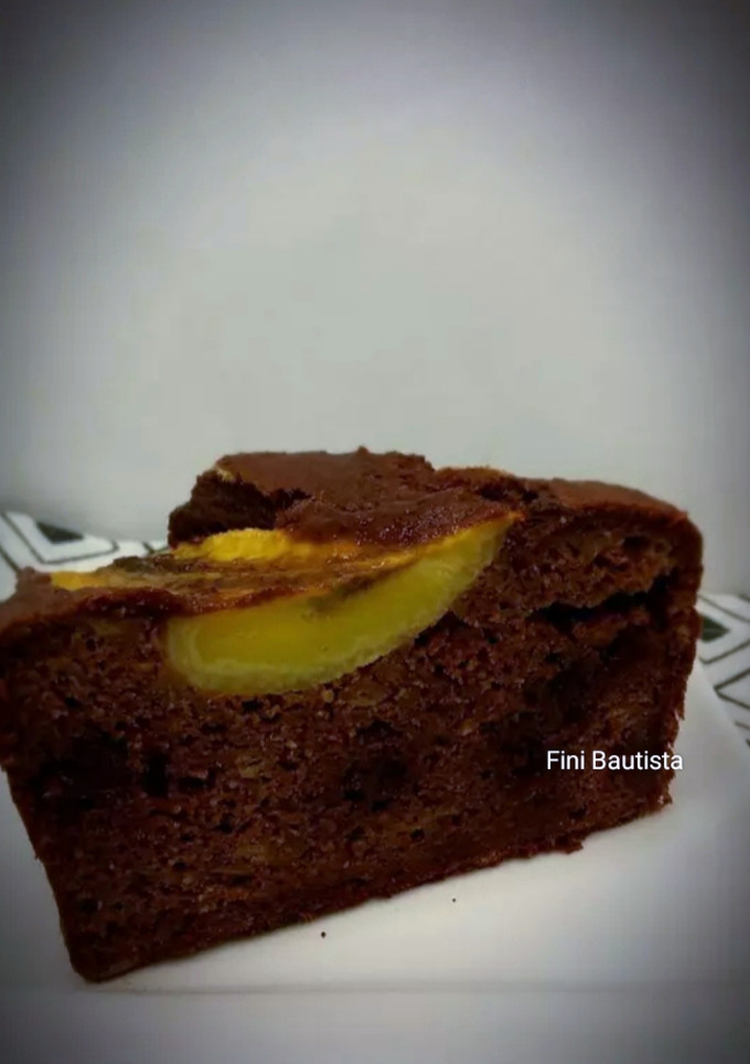 Una foto de Bizcocho de avena yogur y chocolate