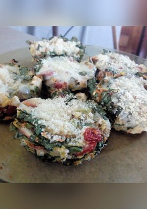 Una foto de Muffins de verduras