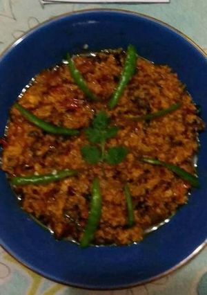 A picture of Fusion paneer bhuji.