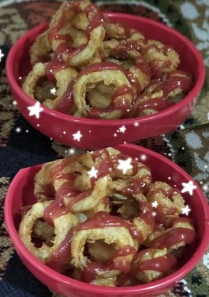 عکسی از دستور پیاز سوخاری