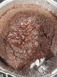 A picture of Keto chocolate lava cake.