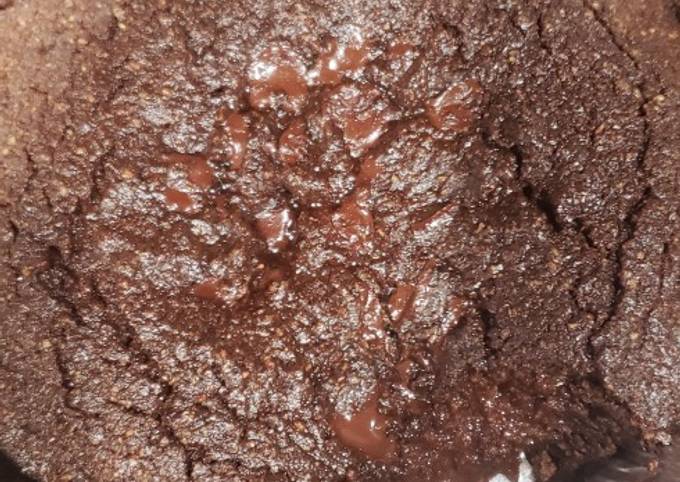 Keto chocolate lava cake