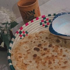 A picture of Mooli k parathay.