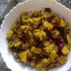 Jeera aloo A picture of Jeera aloo.