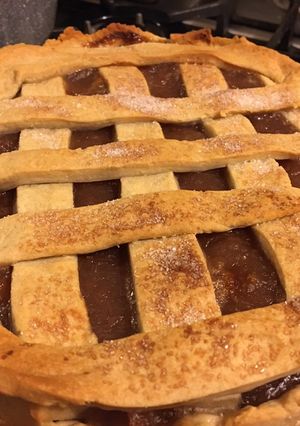 Una foto de Pie de manzana