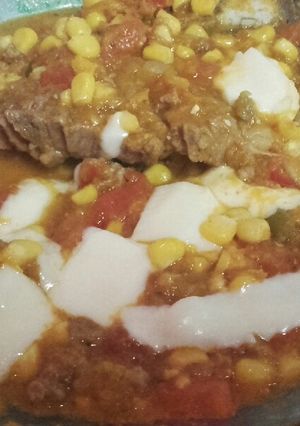 Una foto de Locro de choclo