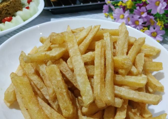 Standar Resep gampang buat Kentang Goreng Crispy  sesuai selera