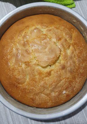Una foto de Bizcochuelo de vainilla 🍰💐
