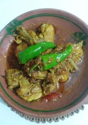 A picture of Sindhi Chicken Karhia.