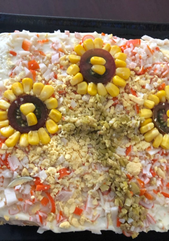 Una foto de Pastel de pan de molde