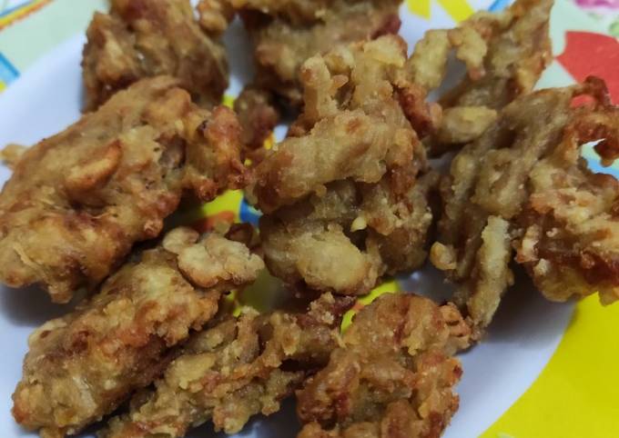 14. Jamur tiram krispi