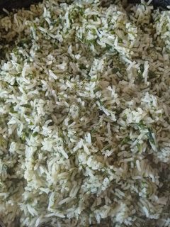 عکسی از دستور سبزی پلو