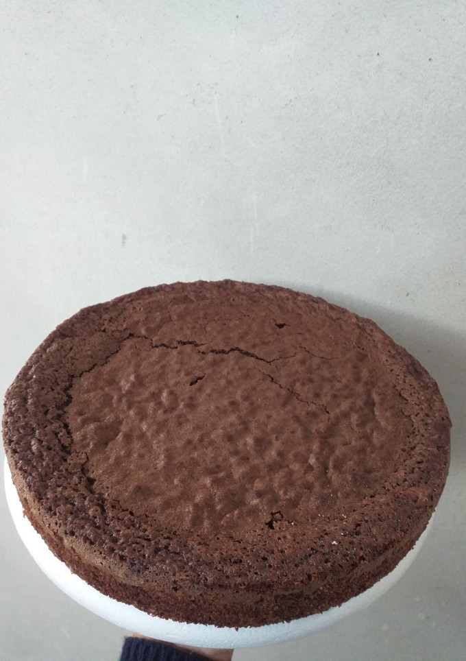 Una foto de Brownie con cacao