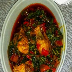 A picture of Vegetable soup.