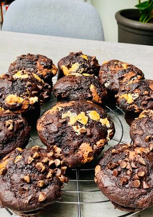 Une photo de Muffins  Ultra Moelleux au Chocolat comme chez Starbucks