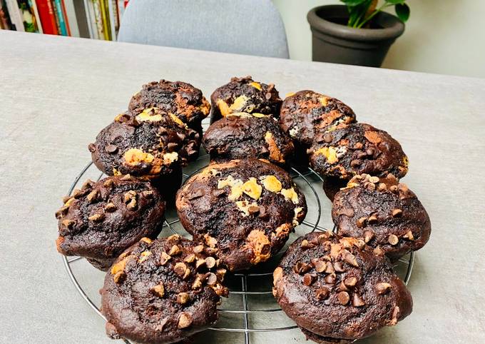 Muffins  Ultra Moelleux au Chocolat comme chez Starbucks