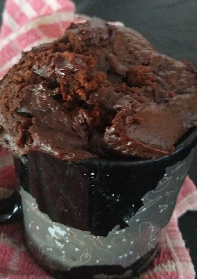 Una foto de Torta en taza (chocolate)