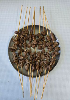 Foto resep Sate Kambing Oven Simpel