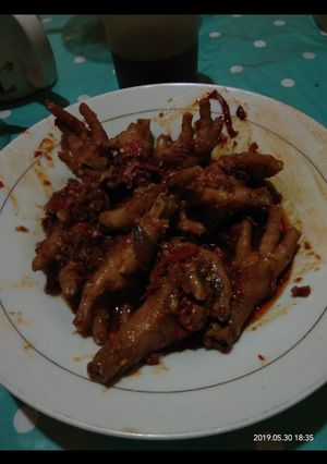Foto resep Ceker mercon pedas manis