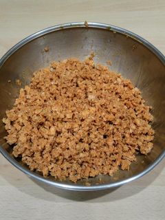 Una foto de Zorza/picadillo vegano