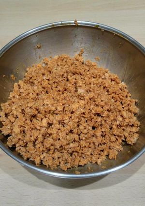 Una foto de Zorza/picadillo vegano
